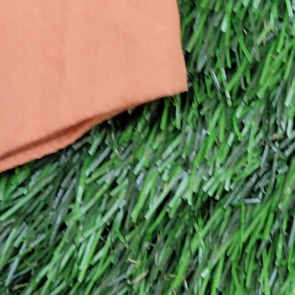 Vintage 90s MOD Button Shirt Large 22x30 Apricot Orange - Picture 6 of 11